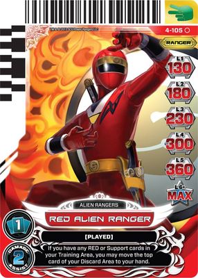 Red Alien Ranger 105